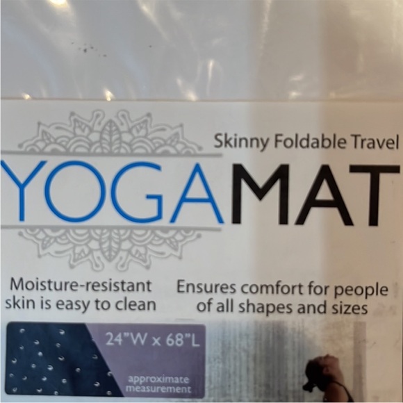 Anthropologie yoga mat- Skinny Foldable Travel Yoga Mat. - Picture 7 of 11